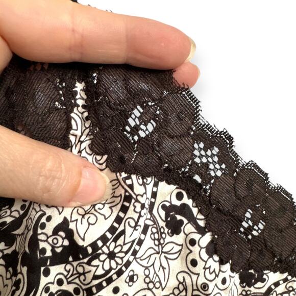 INC International Concepts 100% Silk Floral Lace Trimmed Camisole Women's 8P - Picture 5 of 9